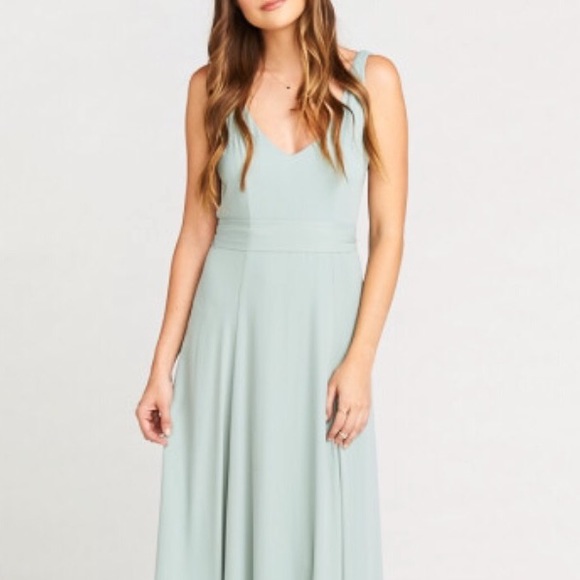 silver sage maxi dress